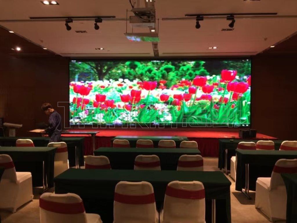 酒店接待室全彩LED顯示屏